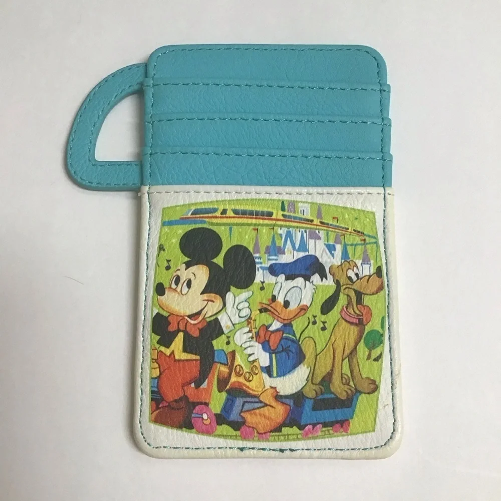 Disney Loungefly 50th Anniversary Vault Collection Retro Thermos Card Holder